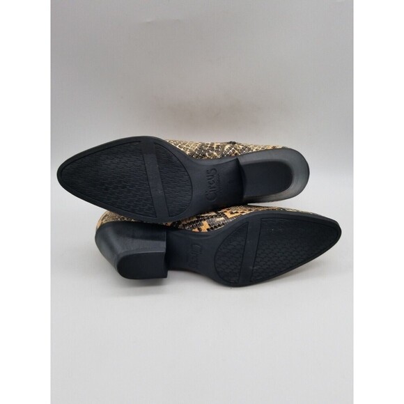 Circus By Sam Edelman Womens Garth Snake Print Ankle Booties Size 6 - Picture 6 of 6